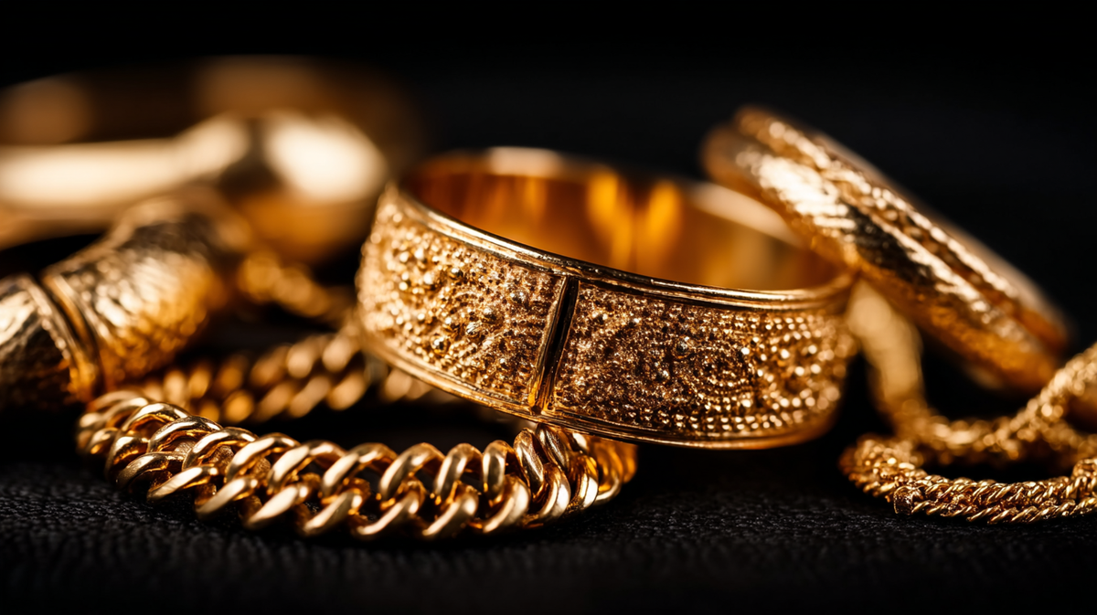 The BG Ring, a solid 24k gold band